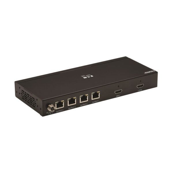 a5ac4aed75e812d59f32c7d43701687a Tripp Lite series 4-Port HDMI over Cat6 Splitter - 4K 60 Hz, HDR, 4:4:4, PoC, HDCP 2.2, 230 ft. (70.1 m), TAA