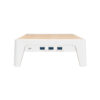 a5ba60f17431fbecda4b9277bda341f0 Tripp Lite series Monitor Riser for Desk - Wood Top, USB-A Charge and Data Ports