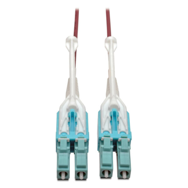 a5c2de610918176d066914845e1bf4df Tripp Lite series 10G Duplex Multimode 50/125 OM4 LSZH Fiber Optic Cable (LC/LC), Push/Pull Tabs, Magenta, 1 m