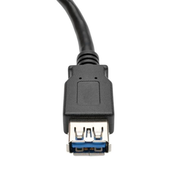 a5cf3d52e9e132b3fdd6b4a76ff1d9ba Tripp Lite series USB 3.0 SuperSpeed Extension Cable (A M/F), Black, 6-in. (15.24 cm)