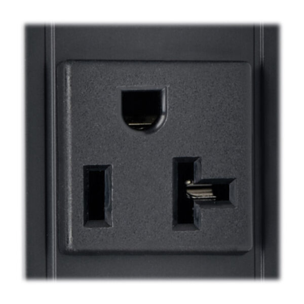 Tripp Lite series 2kW Single-Phase Local Metered PDU, 100-127V Outlets (14 5-15/20R), L5-20P/5-20P adapter, 0U Vertical, 36 in. Height