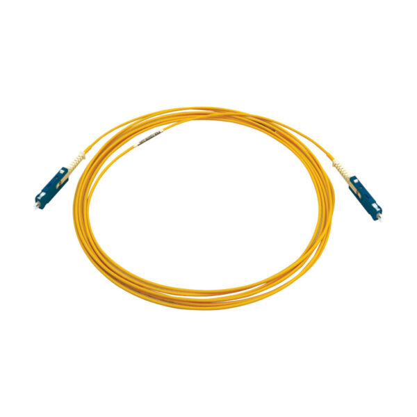 Tripp Lite series 400G Singlemode 9/125 OS2 Fiber Optic Cable (Duplex SN-UPC M/M), LSZH, Yellow, 3 m (9.8 ft.)