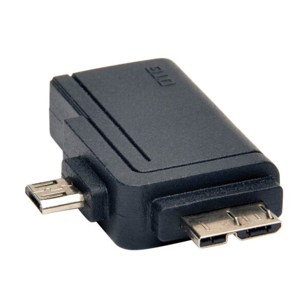 Tripp Lite series 2-in-1 OTG Adapter, USB 3.0 Micro B Male and USB 2.0 Micro B Male to USB A Female