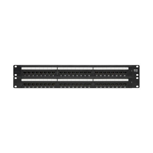 Tripp Lite series 48-Port Cat6 Patch Panel - UTP, 110 Punch Down, RJ45, 2U, TAA