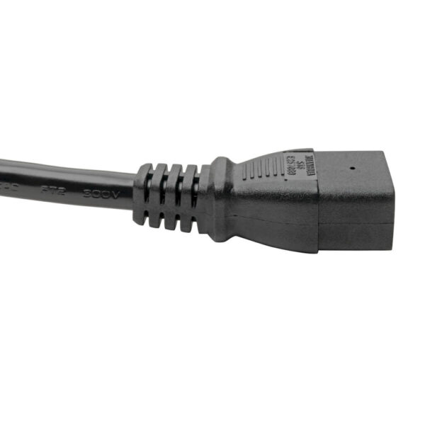 Tripp Lite series Power Cord, C19 to NEMA L6-20 - Heavy-Duty, 20A, 250V, 12 AWG, 12 ft. (3.66 m), Black