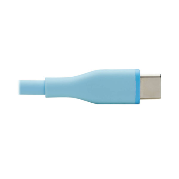 a6624a124609b95735abb354d616c5fb Tripp Lite Safe-IT USB-C to Lightning Antibacterial Sync/Charge Cable (M/M), Ultra Flexible, MFi Certified, Light Blue, 6 ft. - M102AB-006-S-LB