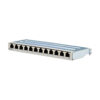 a6a2fa8d8bca70ec2a4b00c4ecfba12f Tripp Lite series Cat6a STP Patch Panel, 12 Ports, DIN Rail or Wall Mount, TAA