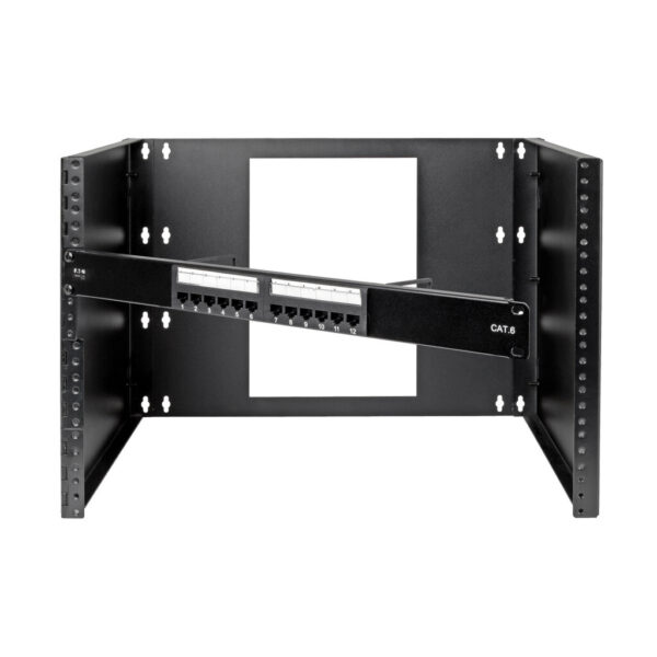 Tripp Lite series 8U Wall-Mount Bracket for Small Switches and Patch Panels, Hinged