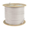 Tripp Lite series Cat5e 350 MHz Solid Core (UTP) PVC Bulk Ethernet Cable - White, 1000 ft. (304.8 m), TAA