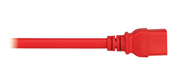 Tripp Lite series PDU Power Cords, C19 to P-Lock C20 - Heavy-Duty, 20A, 250V, 12 AWG, 3 ft. (0.9 m), Red, 6 Pack