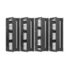 a762fe24ade332fddd2219a4964e5529 Tripp Lite series High-Capacity Vertical Cable Manager - Deep Double Finger Duct with Cover, Double Sided, 12 in. Wide, Black, 7 ft. (2.2 m)