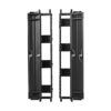 Tripp Lite series High-Capacity Vertical Cable Manager - Deep Double Finger Duct with Cover, Single Sided, 6 in. Wide, Black, 7 ft. (2.2 m)