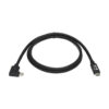 Tripp Lite series USB-C Cable (M/M) - USB 3.2 Gen 2 (10 Gbps), 5A (100W) Rating, Thunderbolt 3 Compatible, Right-Angle Plug, 1 m (3.3 ft.)