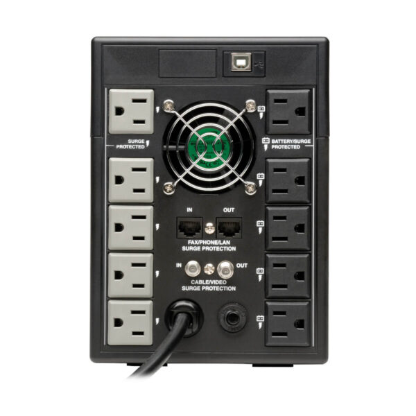 a78776a6d5080fff3cb0fb2c2b44f4af Tripp Lite series SmartPro 1500VA 900W 120V Line-Interactive Sine Wave UPS - 10 Outlets, LCD, USB, Tower - SMART1500LCDT