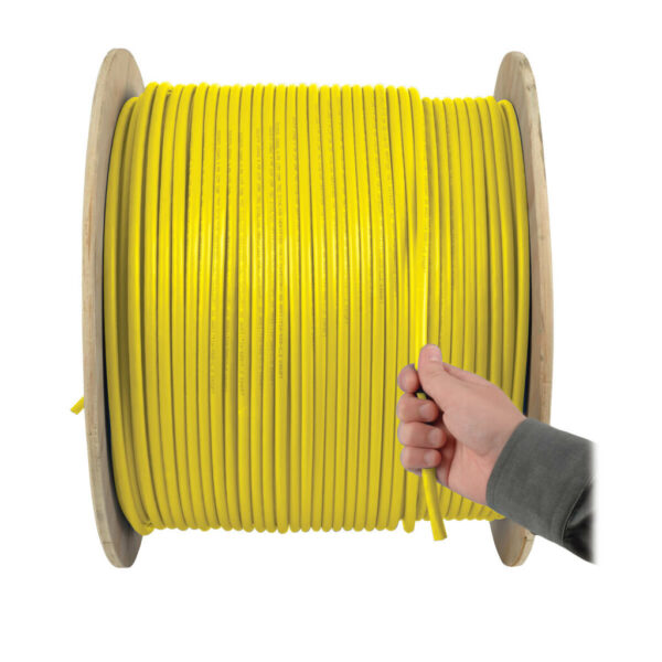 Tripp Lite series Cat5e 350 MHz Solid Core (UTP) PVC Bulk Ethernet Cable - Yellow, 1000 ft. (304.8 m), TAA