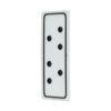 Tripp Lite series SmartRack Cable Gland Plate for NEMA-Rated Enclosure Cabinets, 6 Ports (0.5 in.)