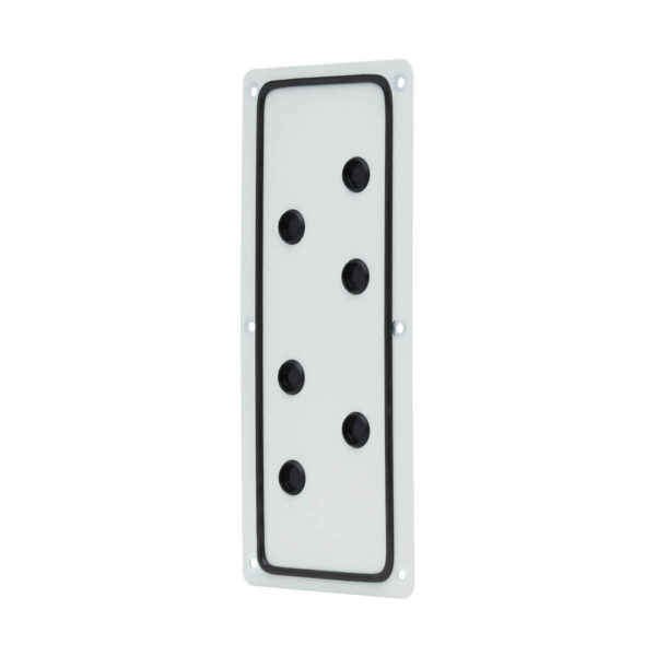 Tripp Lite series SmartRack Cable Gland Plate for NEMA-Rated Enclosure Cabinets, 6 Ports (0.5 in.)