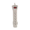 Tripp Lite series Protect It! 7-Outlet Surge Protector, 15 ft. (4.57 m) Cord, 2520 Joules, Fax/Modem Protection, RJ11