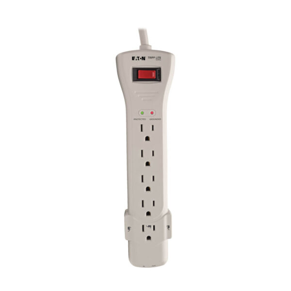 Tripp Lite series Protect It! 7-Outlet Surge Protector, 15 ft. (4.57 m) Cord, 2520 Joules, Fax/Modem Protection, RJ11