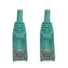 Tripp Lite series Cat6a 10G Snagless Molded UTP Ethernet Cable (RJ45 M/M), PoE, Aqua, 50 ft. (15.2 m)