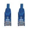 Tripp Lite series Cat6a 10G Snagless Molded UTP Ethernet Cable (RJ45 M/M), PoE, Blue, 100 ft. (30.5 m)