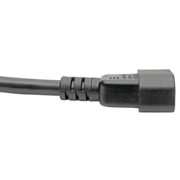 a86ce5c1b43efed62e175ef63969203b Tripp Lite series Power Cord, C19 to C14 - Heavy-Duty, 15A, 250V, 14 AWG, 4 ft. (1.22 m), Black - P047-004