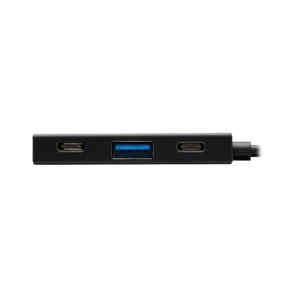 a87d7925287ad6446b0ed0bef9aa8ee9 Tripp Lite series 4-Port USB-C Hub - USB 3.x Gen 2 (10Gbps), 2x USB-A & 2x USB-C Ports, Thunderbolt 3, Aluminum Housing