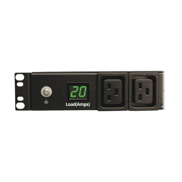 a8ffa812965ea36cea4710f1c593f3e8 Tripp Lite series 3.7kW Single-Phase Local Metered PDU, 208/230V (8 C13 & 2 C19), C20 / L6-20P Adapter, 12 ft. (3.66 m) Cord, 1U Rack-Mount, TAA