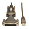 Tripp Lite series USB to Serial Adapter Cable (USB-A to DB25 M/M), 5 ft. (1.52 m)