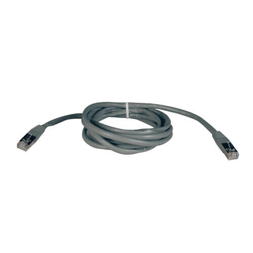 Tripp Lite series Cat5e 350 MHz Molded Shielded (STP) Ethernet Cable (RJ45 M/M), PoE, Gray, 25 ft. (7.62 m)