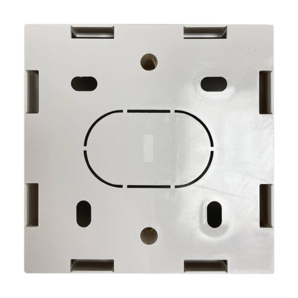 Tripp Lite series Single-Gang Surface Mounting Box, UK Style, 86 x 86 x 47 mm, White, TAA