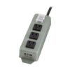 Tripp Lite series Industrial Power Strip, 3-Outlet, 6 ft. (1.8 m) Cord, NEMA 5-15P Plug, Switch Guard