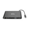 Tripp Lite series USB-C Dock, Dual Display - 4K HDMI / mDP, VGA, USB 3.x (5Gbps), USB-A/C Hub, GbE, Memory Card, 100W PD Charging