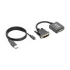 aa1dc42b39827e86bcc4aae2f82fda25 Tripp Lite series DVI-D to VGA Active Adapter Converter Cable, 1920x1200, 6-in. (15.24 cm), TAA