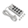 Tripp Lite series Isobar 8-Outlet Surge Protector, 25 ft. Cord with Right-Angle Plug, 3840 Joules, Diagnostic LEDs, Metal Housing