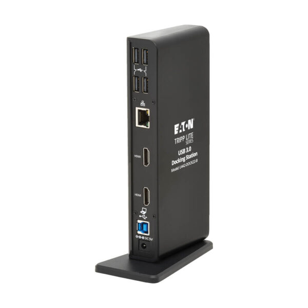 Tripp Lite series USB-A / USB-C Dual Display Docking Station - 1080p 60 Hz HDMI, USB 3.x (5Gbps) and USB 2.0 Hub Ports, GbE