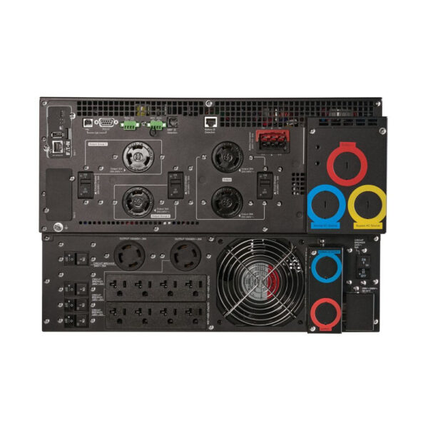 Eaton 9PX G2 11kVA 11kW Online UPS, 200-240V In, 120/240V Out, 8x 5-20R, 4x L6-30R, 2x L14-30R or Hardwired Out, Network Card, 7U - 9PX11KTF11G2