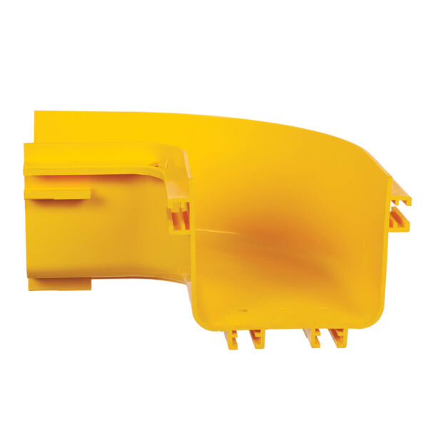 Tripp Lite series Toolless Horizontal 90-Degree Elbow for Fiber Routing System, 120 mm (5 in.)