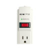 aa8a24a4224acfc77bafd1c6945e7768 Tripp Lite series Protect It! 6-Outlet Surge Protector, 6 ft. Cord, 900 Joules, Diagnostic LED, Light Gray Housing