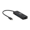 Tripp Lite series USB-C Multiport Adapter - 4K 60 Hz HDMI, USB 3.x (5Gbps) Hub Ports, GbE, 100W PD Charging, HDR, HDCP 2.2