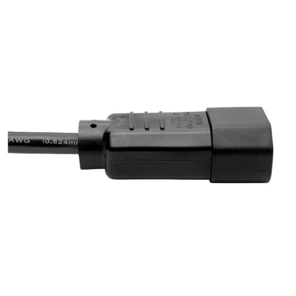 Tripp Lite series PDU Power Cord, C13 to C14 - 10A, 250V, 18 AWG, 10 ft. (3.05 m), Black