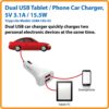 ab06183d166a16d751b7b05aa0895d4a Tripp Lite U280-C02-S2 mobile device charger Smartphone, Tablet, Universal White Cigar lighter Auto