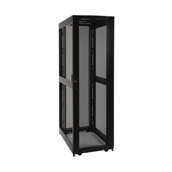 ab091ac223522aef33523a660a95bc5c Tripp Lite series 42U SmartRack Shallow-Depth Rack Enclosure Cabinet with doors & side panels