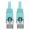 ab0b53124ea06ff805272d2af6072d09-1 Tripp Lite series Cat6a 10G Snagless Shielded STP Ethernet Cable (RJ45 M/M), PoE, Aqua, 6 ft. (1.83 m)
