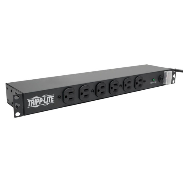 Tripp Lite series 14-Outlet Economy Network Server Surge Protector, 15 ft. (4.57 m) Cord, 3000 Joules, 1U Rack-Mount