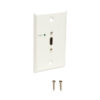Tripp Lite series HDMI over Cat5/6 Passive Extender, Wall Plate Remote Receiver for Video/Audio, Up to 50 ft. (15 m), TAA