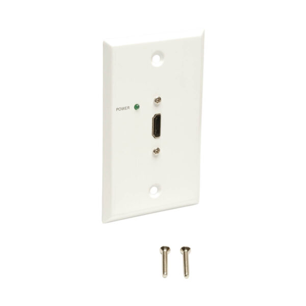 Tripp Lite series HDMI over Cat5/6 Passive Extender, Wall Plate Remote Receiver for Video/Audio, Up to 50 ft. (15 m), TAA