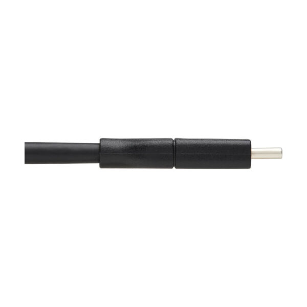 ab4464b3c109b32efeb636c38b5c9418 Tripp Lite series USB-C Cable (M/M) - USB 3.2 Gen 1, (5 Gbps), Thunderbolt 3 Compatible, Right-Angle Plug, 1 ft. (0.3 m)