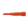 Tripp Lite series Power Cord C14 to C15 - Heavy-Duty, 15A, 250V, 14 AWG, 6 ft. (1.83 m), Orange