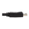 Tripp Lite series Dual DisplayPort KVM Cable Kit - DP, USB, 3.5 mm Audio (3xM/3xM) + DP (M/M), 4K, 4:4:4, 10 ft. (3.05 m), Black